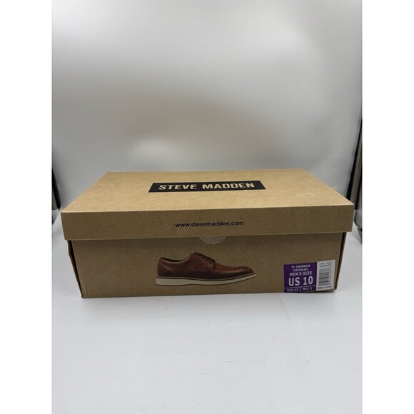 NEW Steve Madden P-Jansen Oxford Cognac Casual Lace Up Shoes, Men\'s Size 10 main image 7
